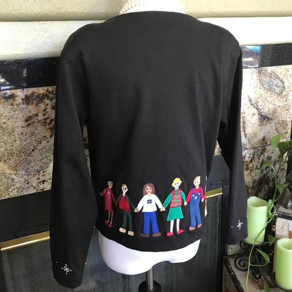 Vintage BECHAMEL Petites Button up Cardigan/Top - Picture 2 of 8